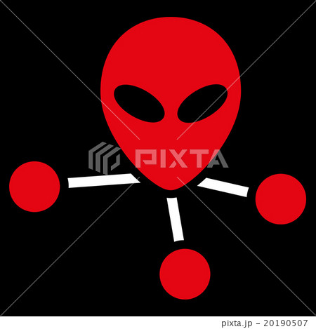 Alien Connections Flat Icon Alien Connections Flat Icon 20190507
