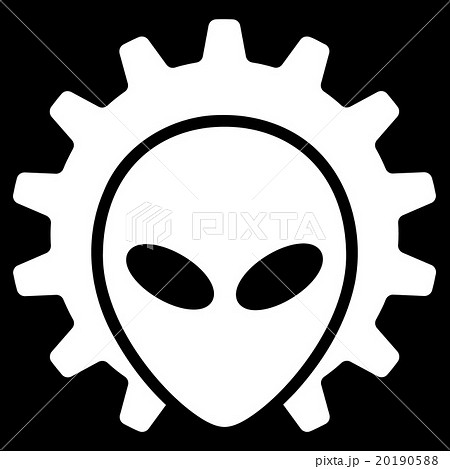 Alien Technology Flat Icon Alien Technology Flat Icon 20190588