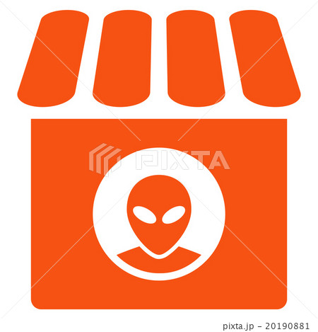 Alien Shop Flat Icon 20190881