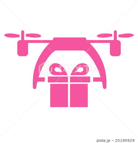 Gift Drone Delivery Icon 20190929