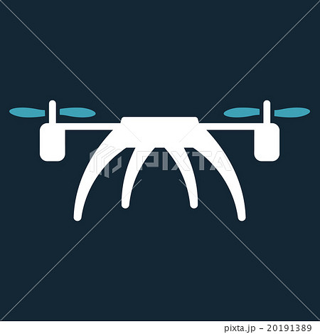 Rotorcraft Flat Icon Rotorcraft Flat Icon 20191389