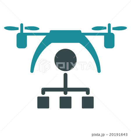 Copter Distribution Scheme Icon Copter Distribution Scheme Icon 20191643