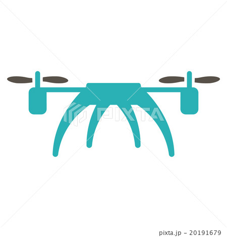 Rotorcraft Flat Icon Rotorcraft Flat Icon 20191679