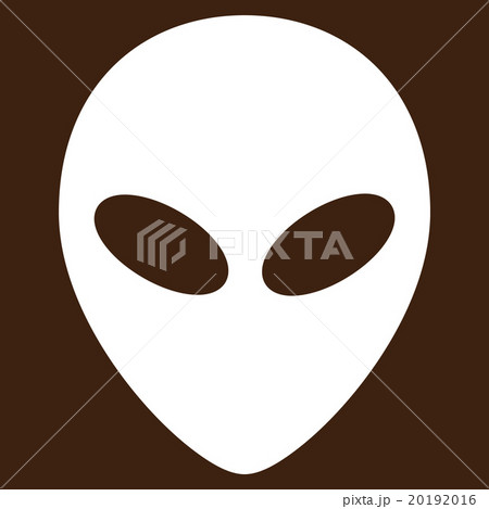 Alien Head Flat Icon Alien Head Flat Icon 20192016