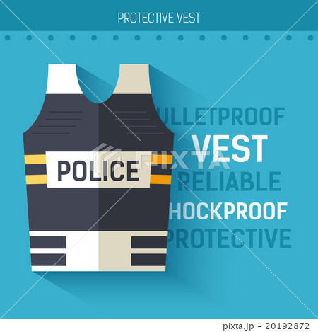Bulletproof vest protective. Vector icon Bulletproof vest protective. Vector icon 20192872