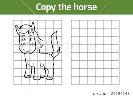 Copy the picture (horse) Copy the picture (horse) 20194543