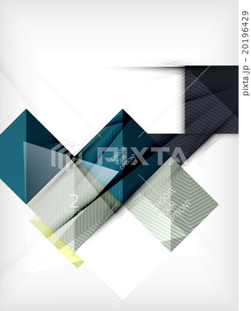 Paper square shapes banner 20196429
