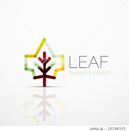 Vector abstract logo idea, eco leaf, nature plant Vector abstract logo idea, eco leaf, nature plant 20196535