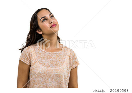 Close-up of thoughtful woman Close-up of thoughtful woman 20199593