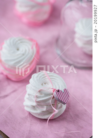 White apple marshmallows, zephyr for valentine day 20199927