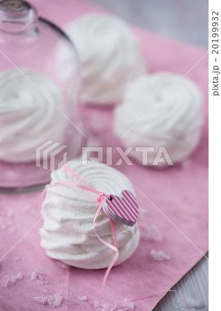 White apple marshmallows, zephyr for valentine day 20199932