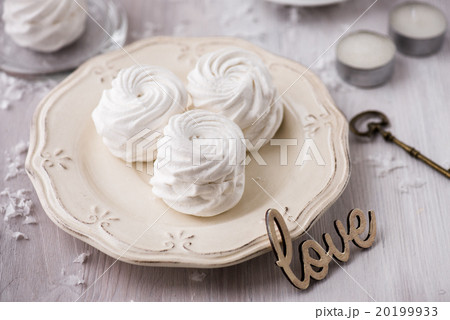 White apple marshmallows, zephyr for valentine day 20199933