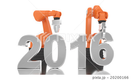 Industrial robotic arm building 2016 20200166