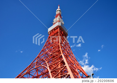 東京タワーあおりの写真素材 0606