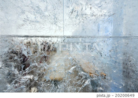 Glacial transparent wall of ice with patterns. Glacial transparent wall of ice with patterns. 20200649