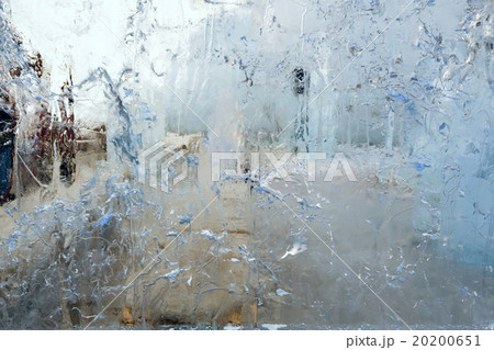 Glacial transparent wall of ice with patterns. Glacial transparent wall of ice with patterns. 20200651