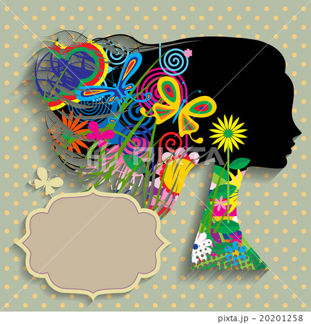 Girl with flowers 20201258