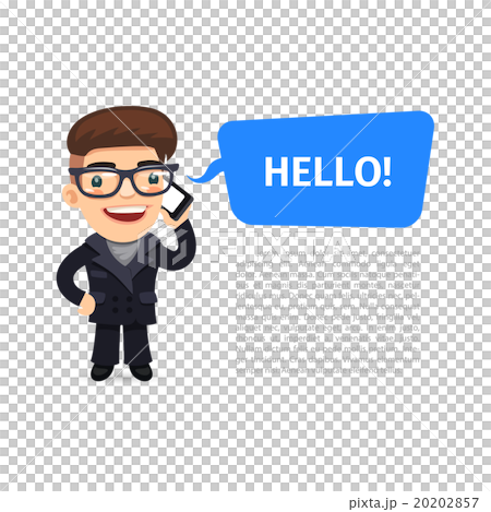 Businessman Talking on the Phone Businessman Talking on the Phone 20202857