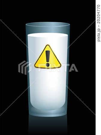 Milk Unhealthy Hazard Symbol Milk Unhealthy Hazard Symbol 20204770