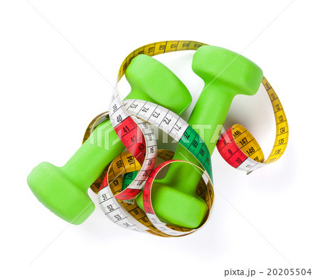Dumbbells and tape measure 20205504