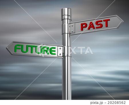 Road sign past and future 20208562