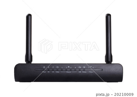 Black Wireless Router isolated on white background Black Wireless Router isolated on white background 20210009