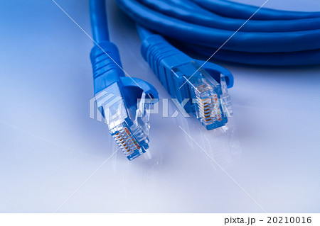Blue Network Cable with molded RJ45 plug Blue Network Cable with molded RJ45 plug 20210016