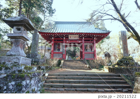 大雄山最乗寺仁王門の写真素材