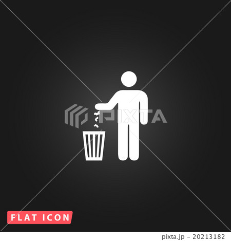 bin symbol on  background 20213182