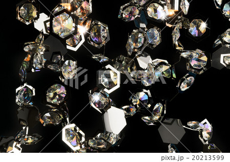 Contemporary glass chandelier fragment 20213599