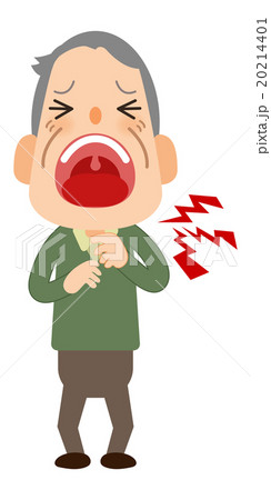 おじいちゃん_のど痛 20214401