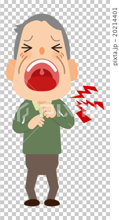 おじいちゃん_のど痛 20214401