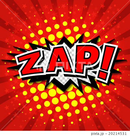 Zap! - Comic Speech Bubble, Cartoon  20214531