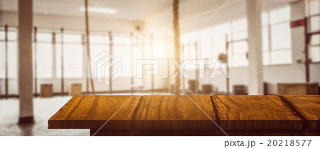 Composite image of wooden floor 20218577