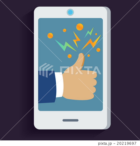 Business hand with thump up 20219697