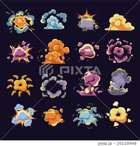 Explosion Vector Illustration Set 20220948