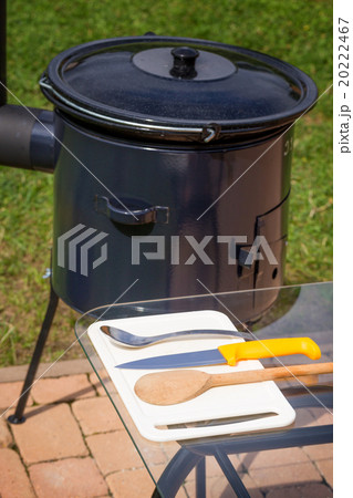kettle for cooking goulash with chimney 20222467