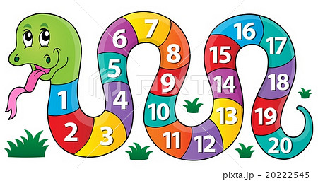 Snake with numbers theme image 1 20222545