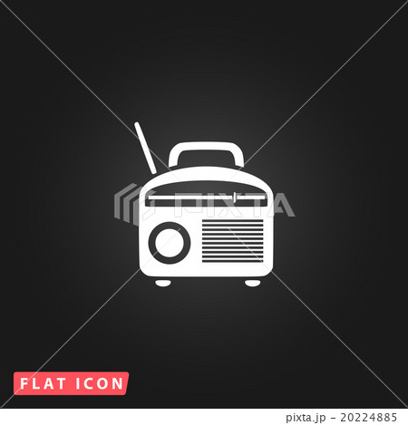 Radio  flat icon 20224885
