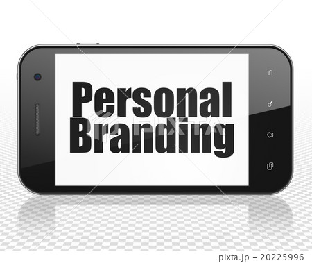 Marketing concept: Smartphone with Personal Marketing concept: Smartphone with Personal 20225996