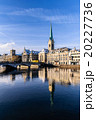 Fraumanster church in Winter, Zurich, Switzerland 20227736