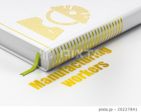 Manufacuring concept: book Factory Worker 20227841
