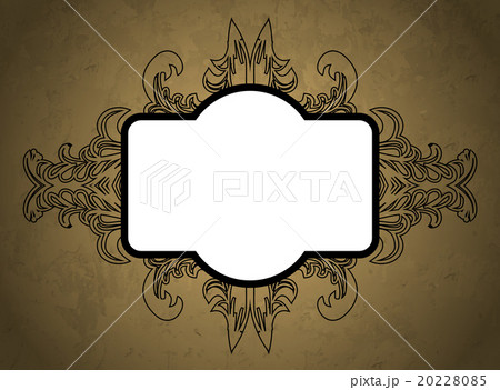 Vintage floral frame. Element for design. 20228085