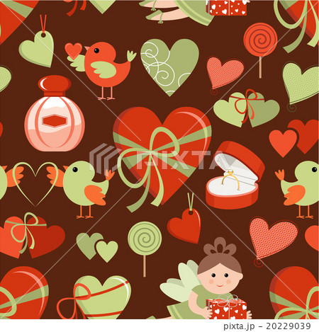 Pattern with hearts Pattern with hearts 20229039