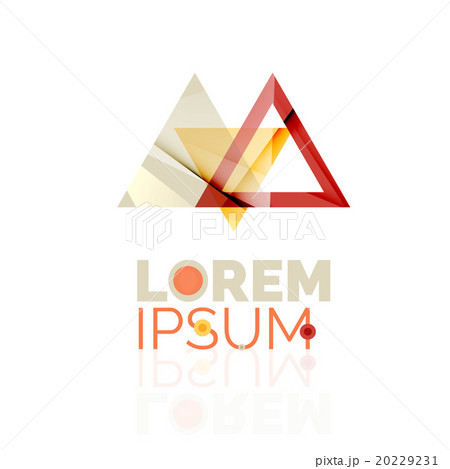 Logo, abstract geometric business icon 20229231