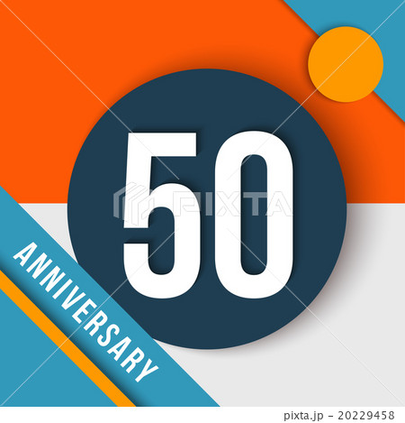 50 year anniversary material design concept 20229458