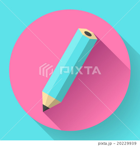 office pencil icon. Business Flat design style 20229939