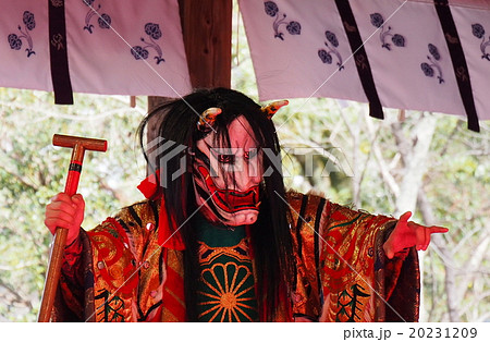 鬼の舞　石見神楽　京都松尾大社 20231209