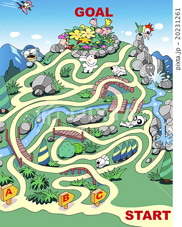 迷路＿お花畑 20231261