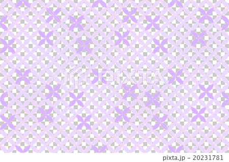和柄パターン 七宝 紫のイラスト素材 20231781 Pixta
